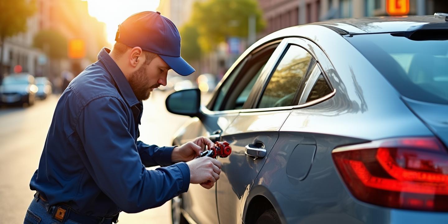 Professional car lockout service